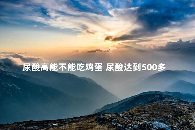 尿酸高能不能吃鸡蛋 尿酸达到500多怎么办